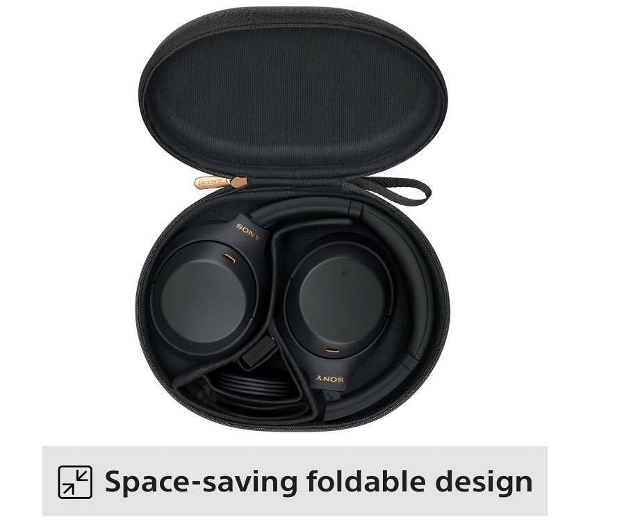 Sony WH-1000XM4 Noise Cancelling Wireless Headphones - 30 hours battery life - Over Ear style - Optimised for Alexa and the Google Assistant - with built-in mic for phone calls