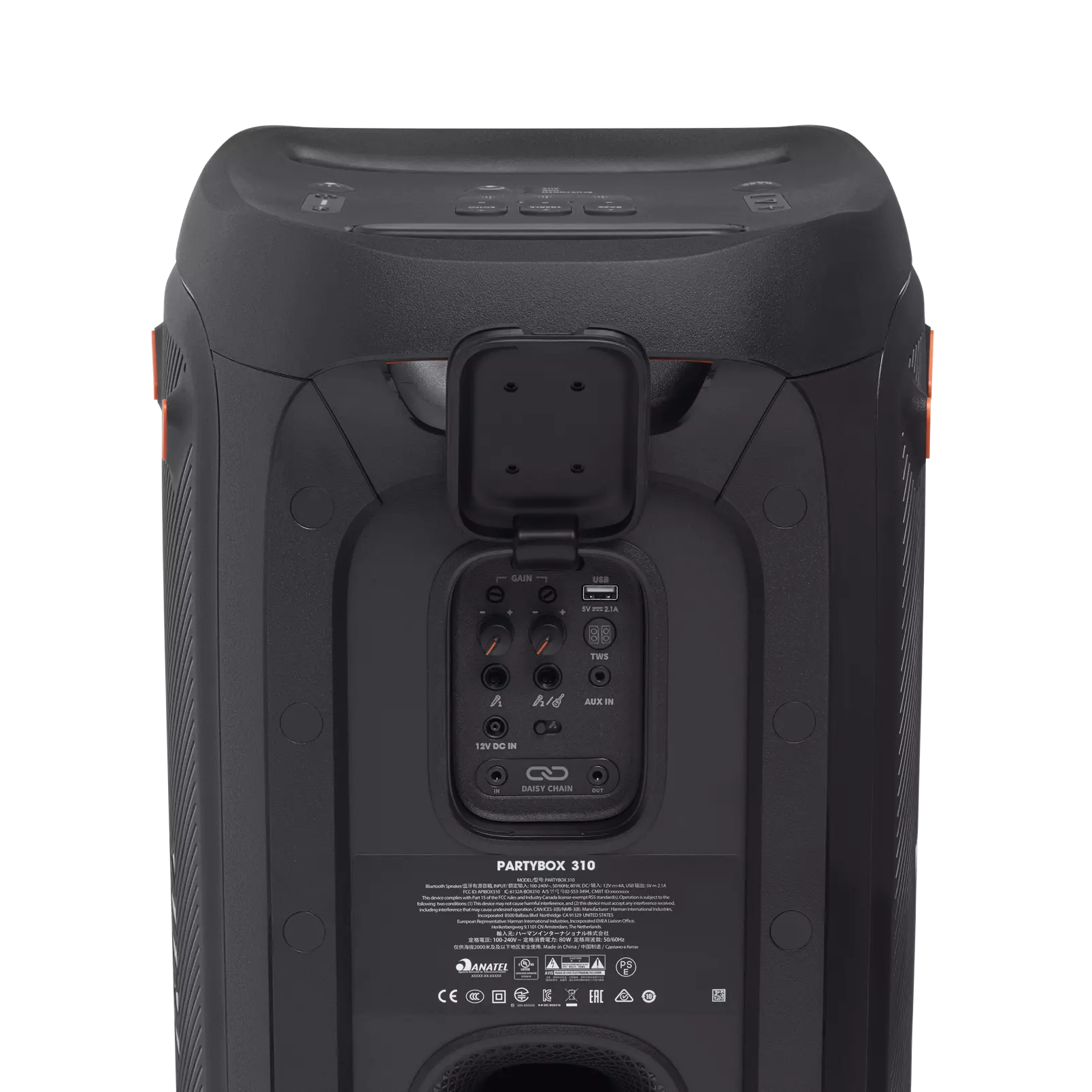 JBL Partybox 310 - Portable Party Speaker with Long Lasting Battery, Powerful JBL Sound and Exciting Light Show,Black